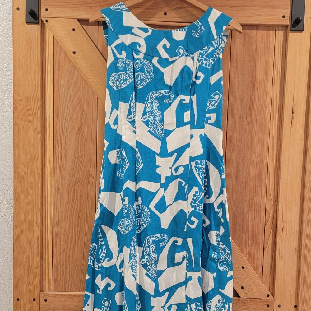 Vintage Alfred Shaheen Hawaii Print Dress - Sm